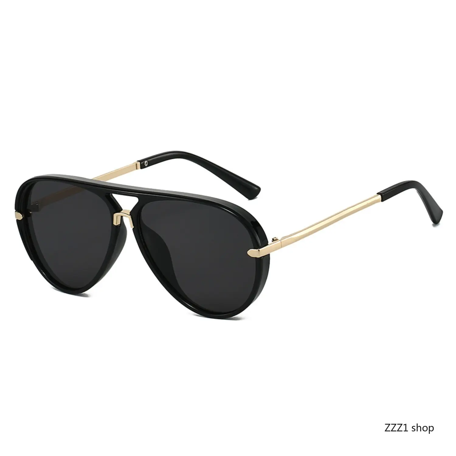 Women's Vintage Unisex Full-Rim Aviator Sunglasses, 2026 Trendy Multi-Color Gradient Lenses, Summer Beach Travel Sports Eyewear