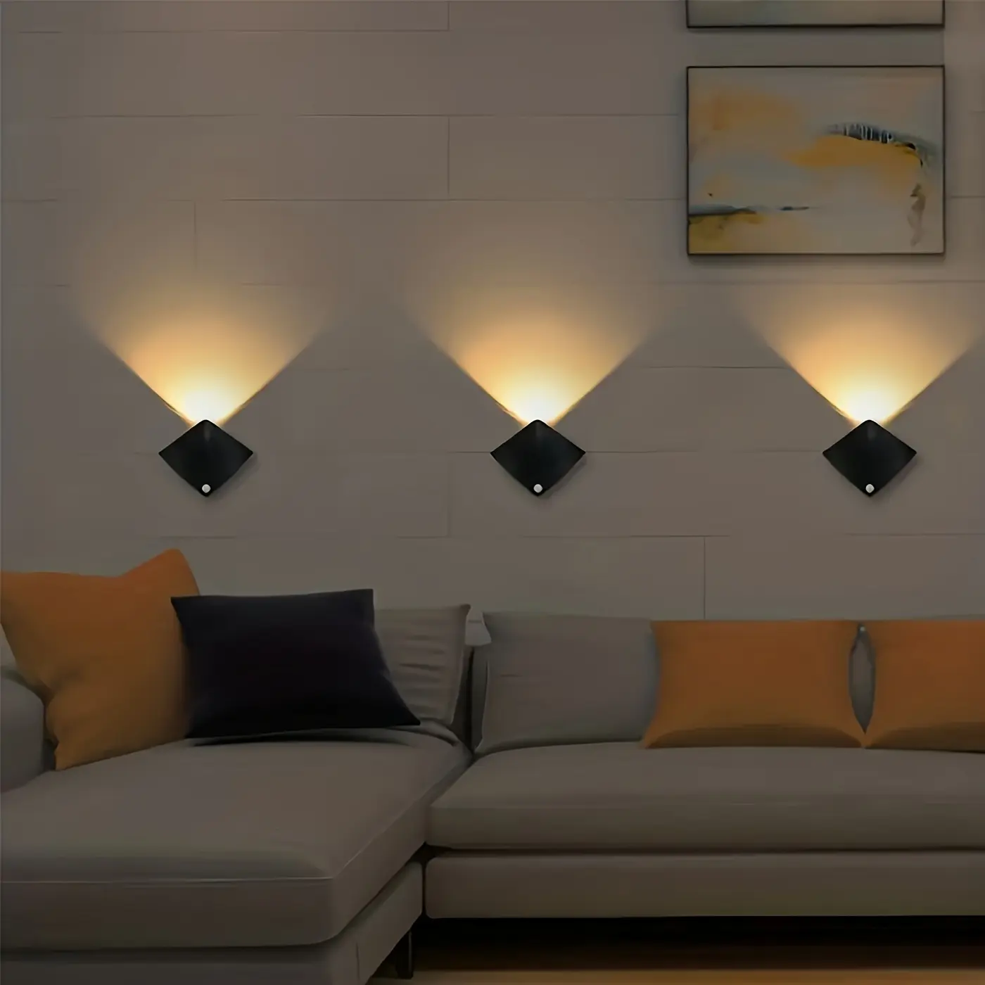 [Motion Sensor Light] Motion Sensor Wall Light for Bedroom, Porch, Balcony, Hallway, and Hotel Decoration, Night Light, Batteries Not Included