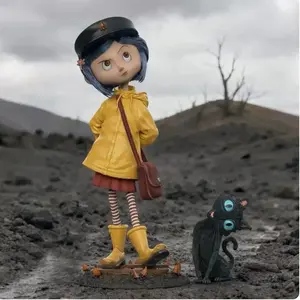 New Coraline Figure Coraline & The Secret Door Figures Action Figurine Pvc Statue Model Doll Room Decoration Toy Birthday Gift