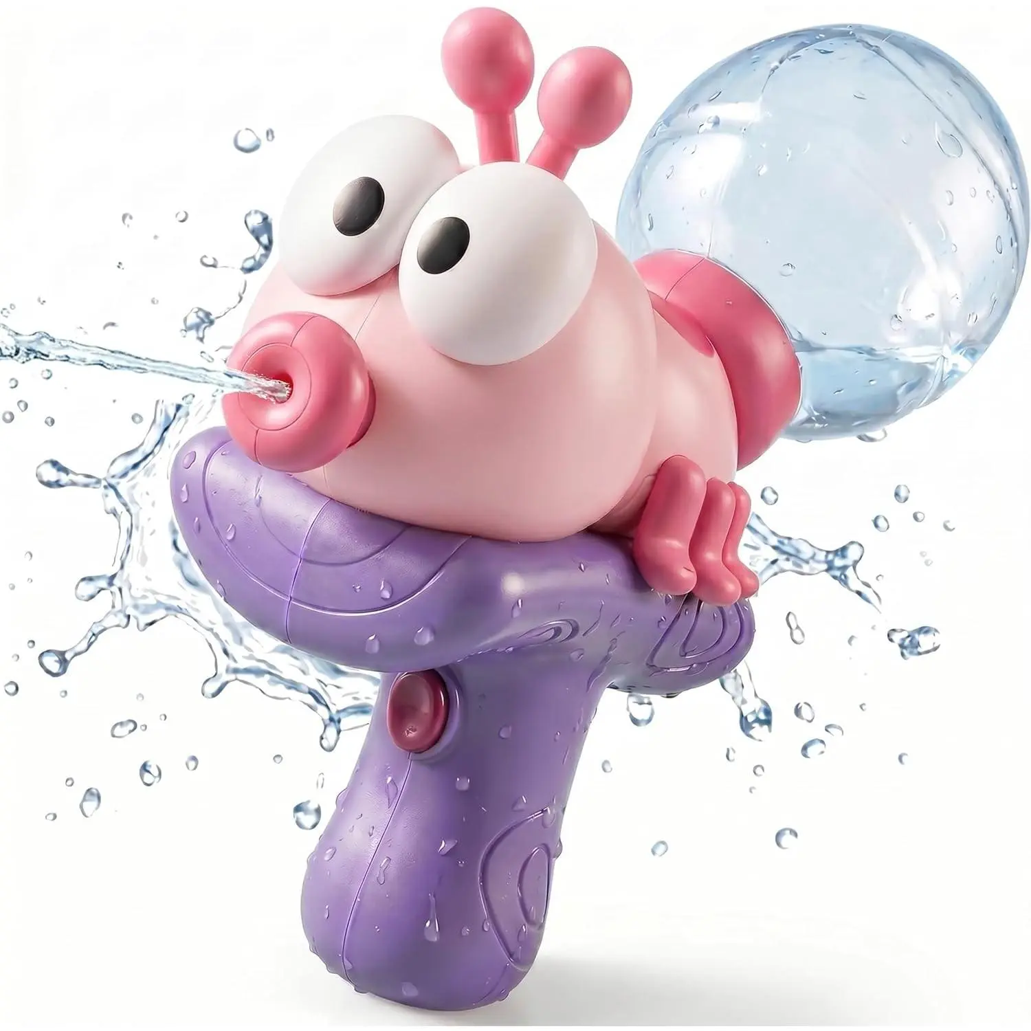 Pink Electric Water Gun for Kids Ages 8-12, Automatic Water Blaster with Unique Ant-Shaped Design, Outdoor Summer Pool Toys Squirt Gun for Boys and GirlsGift.
