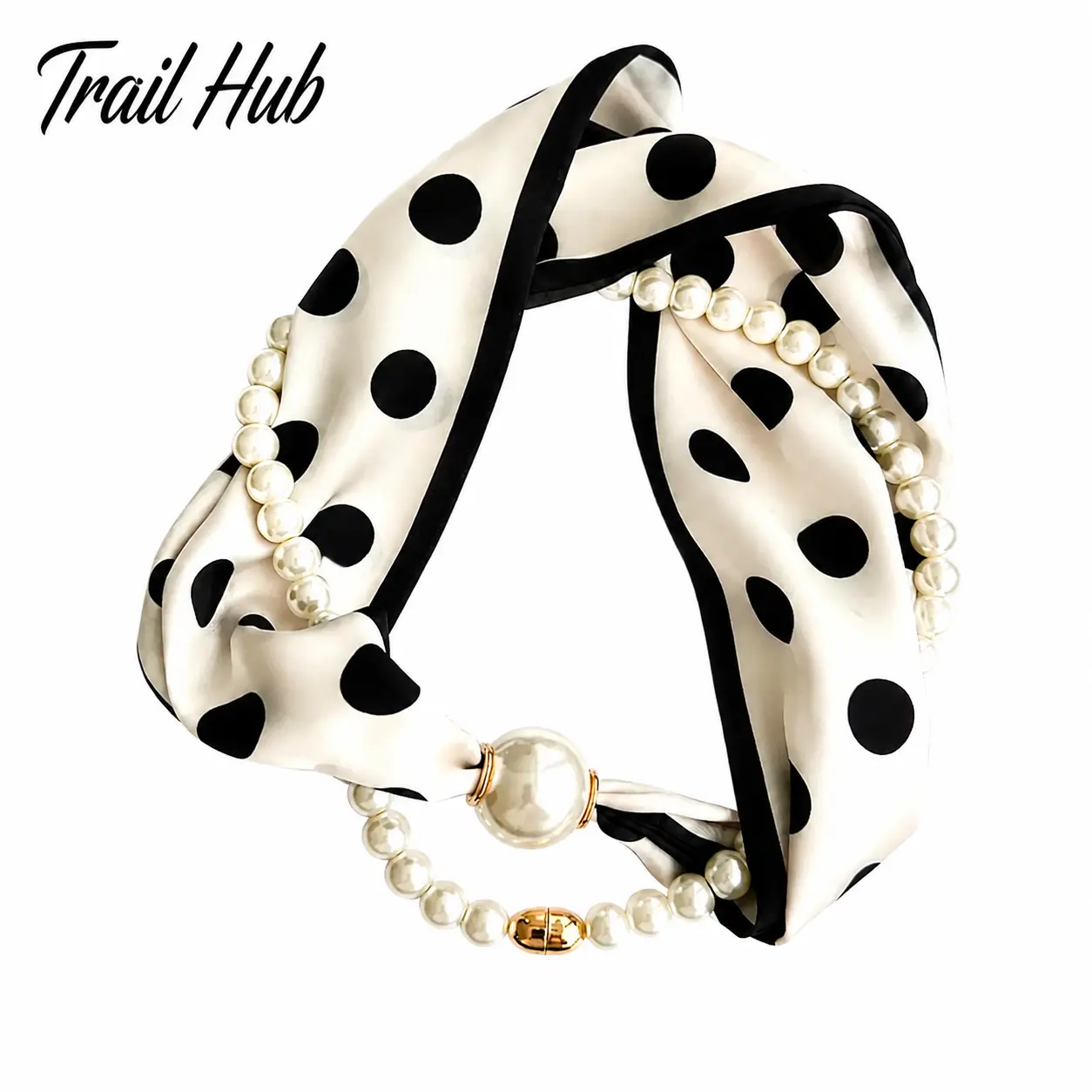 Women’s Lightweight Polyester-Silk Blend Striped Gauze Scarf – Breathable, Soft Draping Neck Gaiter with Hidden Magnetic Closure for Effortless Spring and Summer Layering, Travel, Office Wear, and Casual Everyday Styling