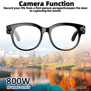 Portable M89s Smart Glasses, Ai Translation & Photo Recognition, 512mb Storage, Hands-Free Calls & Music Playback, Decorative Lens