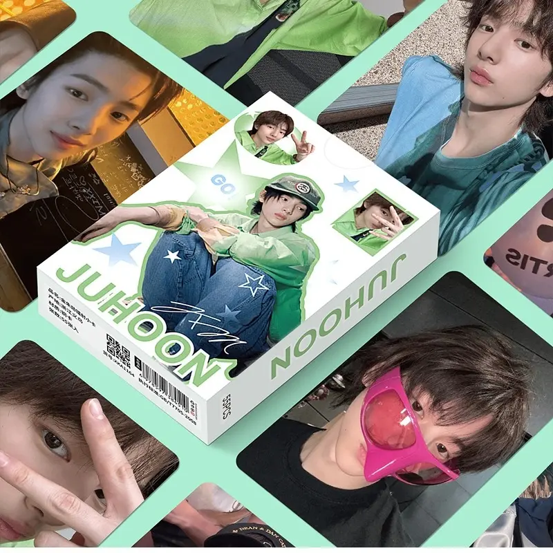 55Pcs Kim Juhoon Holographic Lomo Cards CORTIS Kpop Photocards HD Photo Cards Fans Collection Merch Gift
