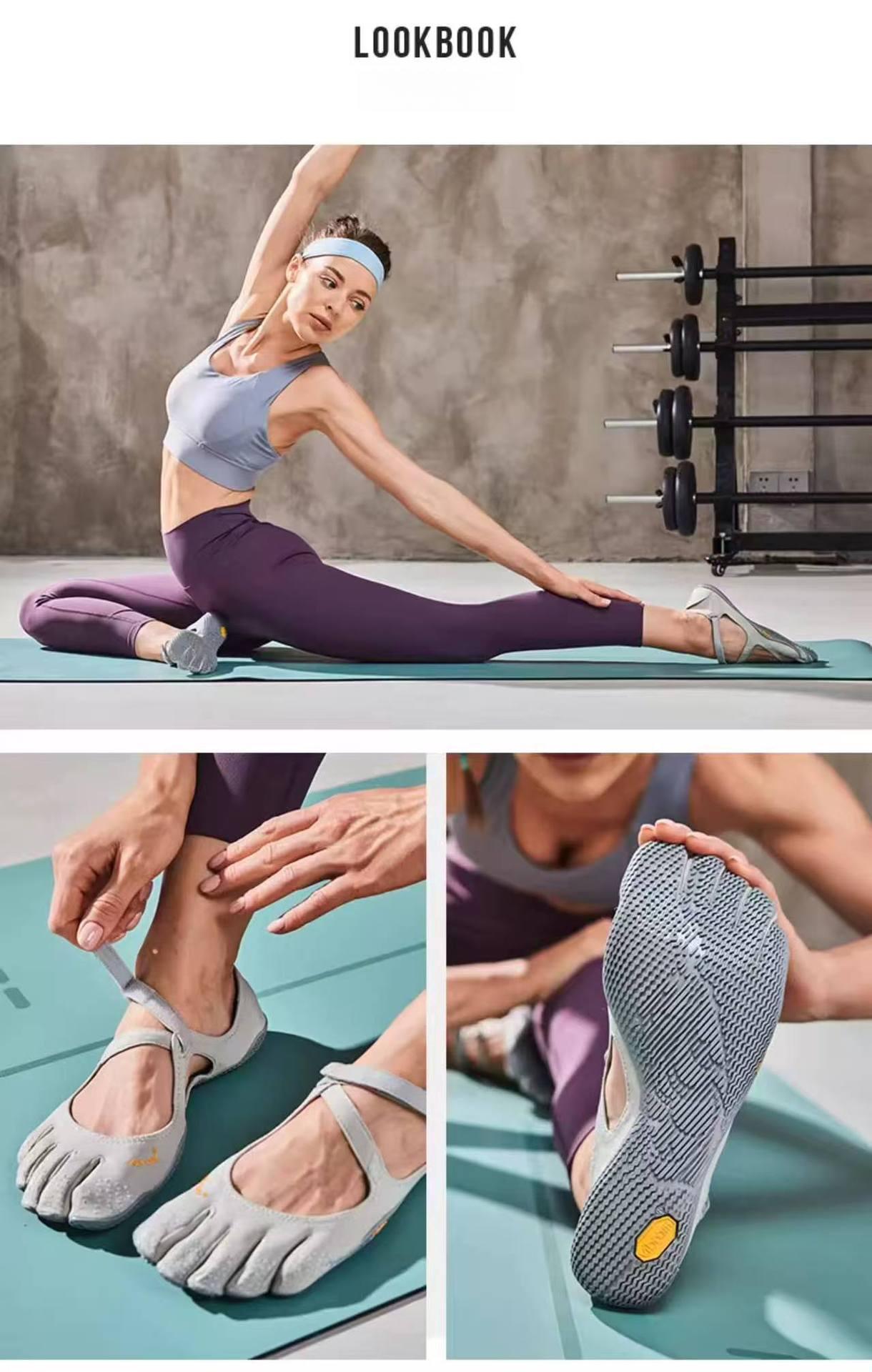 Barefoot Magic Claw Five-Toe Shoes Multi-Functional Ultra-Portable Hook-and-Loop Women's Shoes New Women's Fitness Training Yoga Hybrid Soft-Sole Dance Shoes Indoor/Outdoor Pilates Toe-Separating Shoes White, Ultra-Portable Water Footwear, anti-slip and b