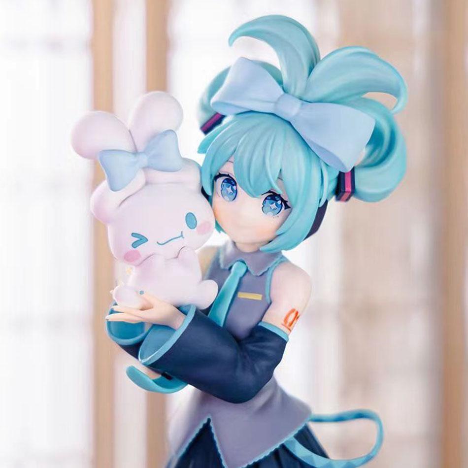21cm Sexy Girl Hatsune Miku Anime Figure Fashion Subclture Miku Action Figure Christmas Gift PVC Collection Model Doll Toys