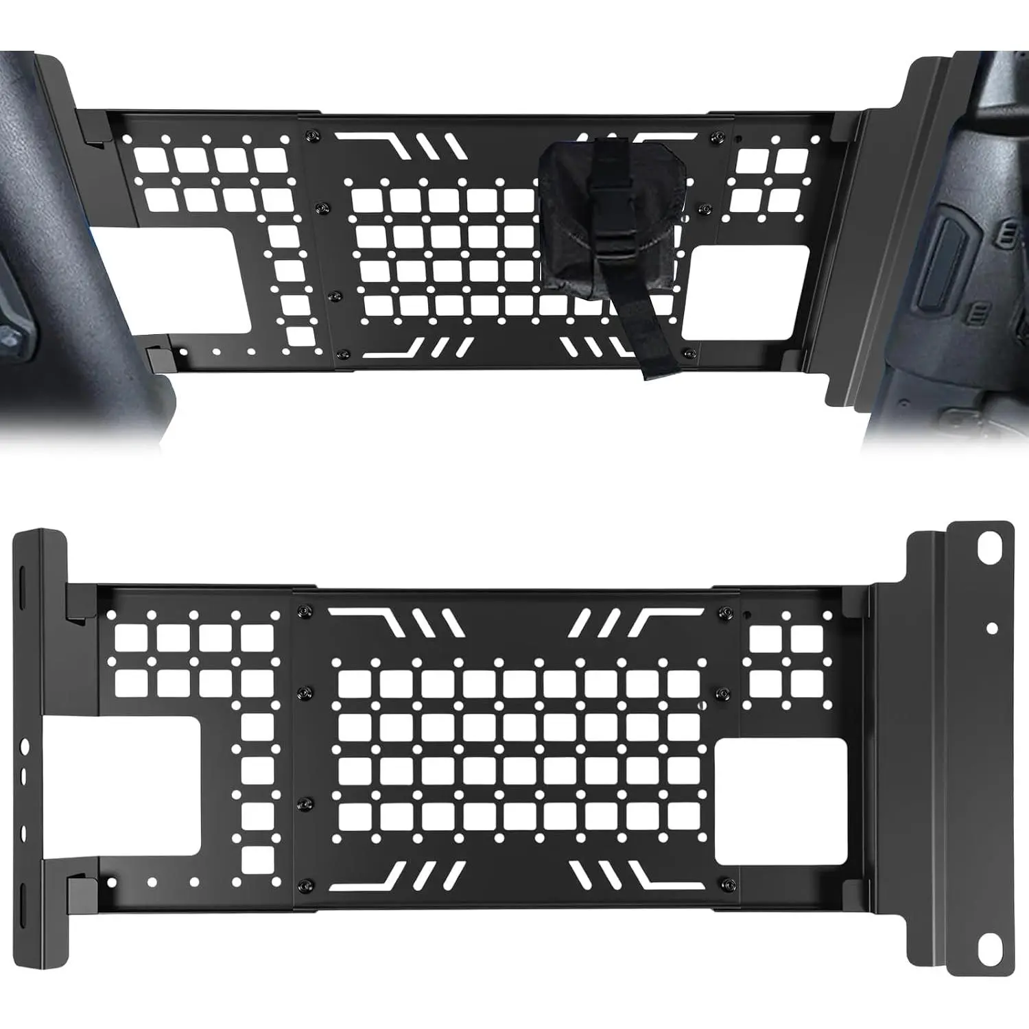 Roof Molle Panel, Compatible with 2007-2018 Jk (Hardtop Models Only), Roof Rack Storage, No Drilling Required