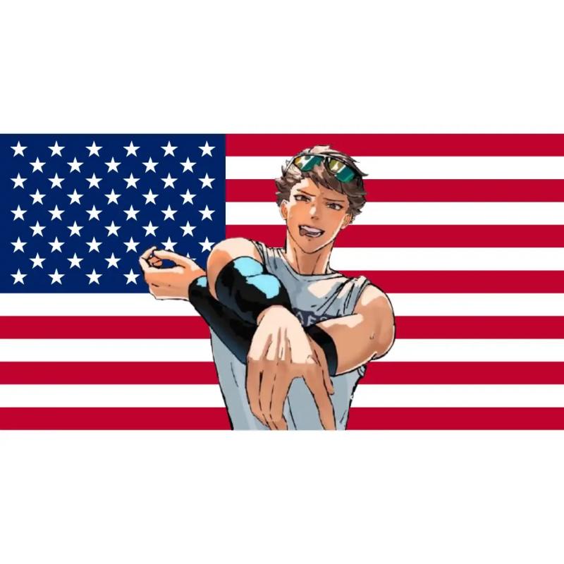 Customize Haikyuu Flags American Flag Oikawa Tooru Wall Decoration