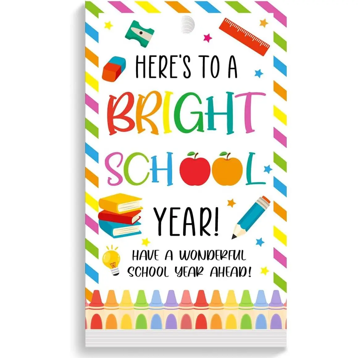 to School  Bag Tags,Teacher Appreciation Gifts Tags