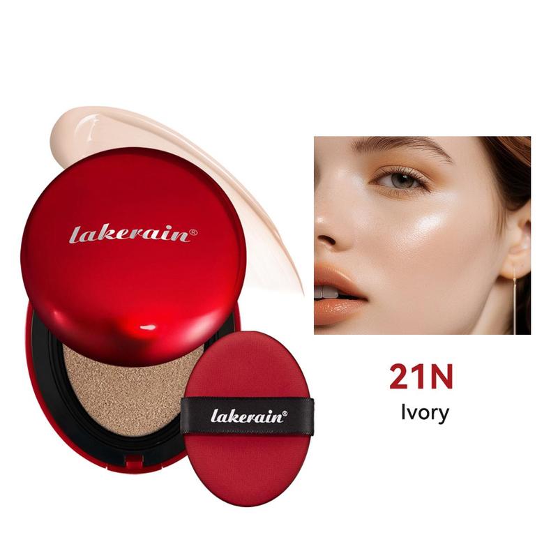 Long-Lasting Air Cushion Balm Foundation, Lightweight Moisturizing Makeup Base & Cream for Women & Girls