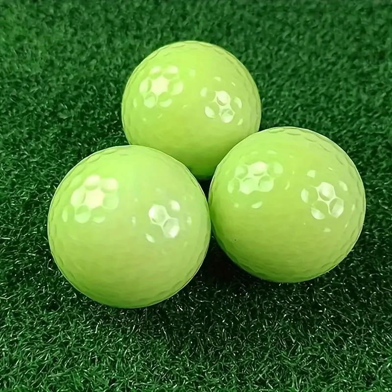 Night Glow Golf Ball, Self-Luminous Fluorescent Golf Ball, Night Practice Glowing Golf Ball, 4.3cm Standard Size, Ideal for Evening Training