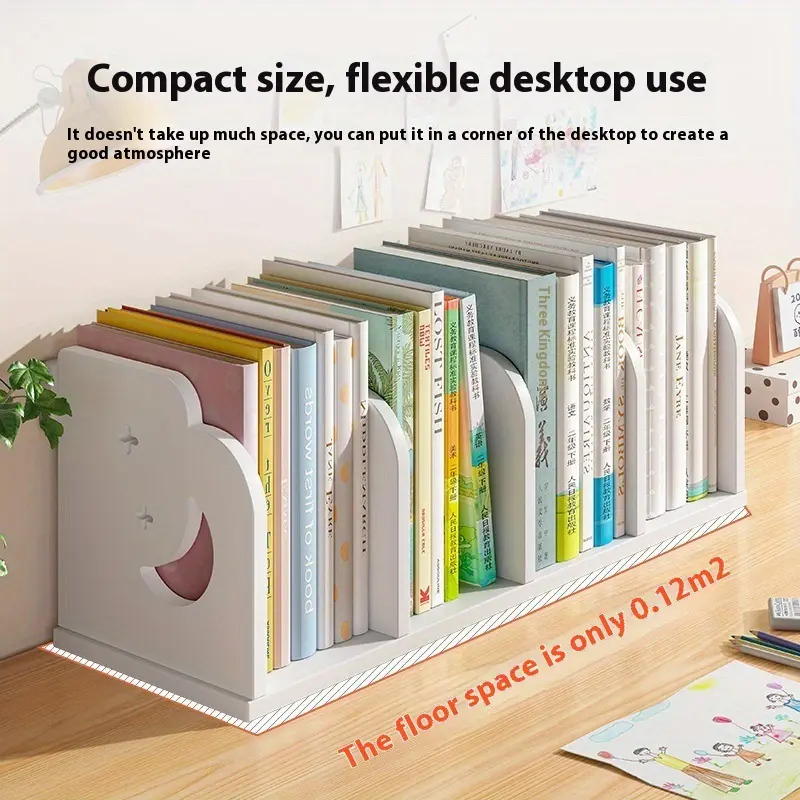 Storage Desk Storage Rack Office Study Simple Small Bookshelf Desktop Textbook Organizer Desk Organizers With Compartments