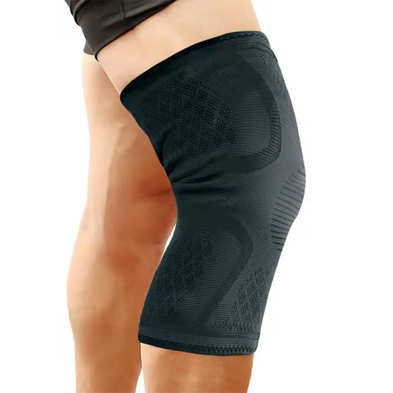 Elastic Nylon Sports Knee Brace for Fitness Training, Home Gym Equipment for Running Cycling, Leg Exercise Gear for Men Women