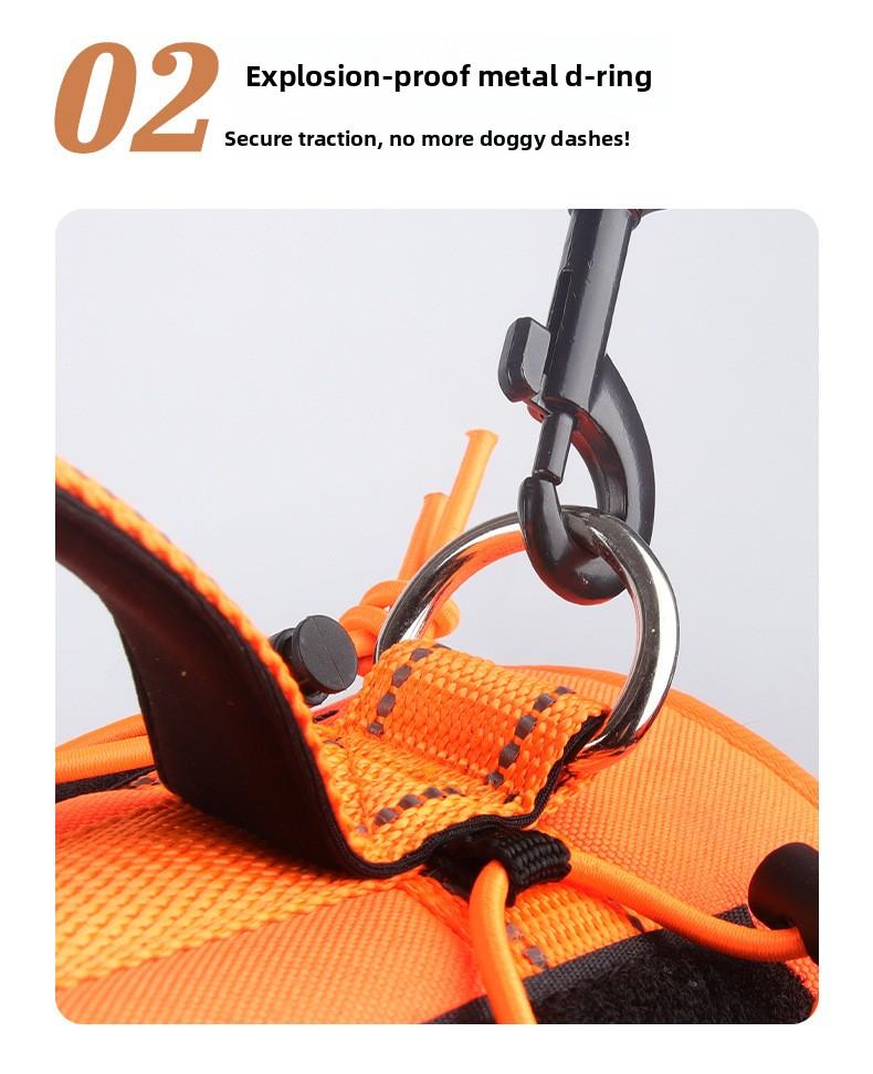 Tactical Dog Harness – Universal Harness, Walking Harness & Safety Harnesses for Small to Large Dogs, Durable Reflective, Easy to Control, No Pull Adjustable Pet Harness, Pet Supplies