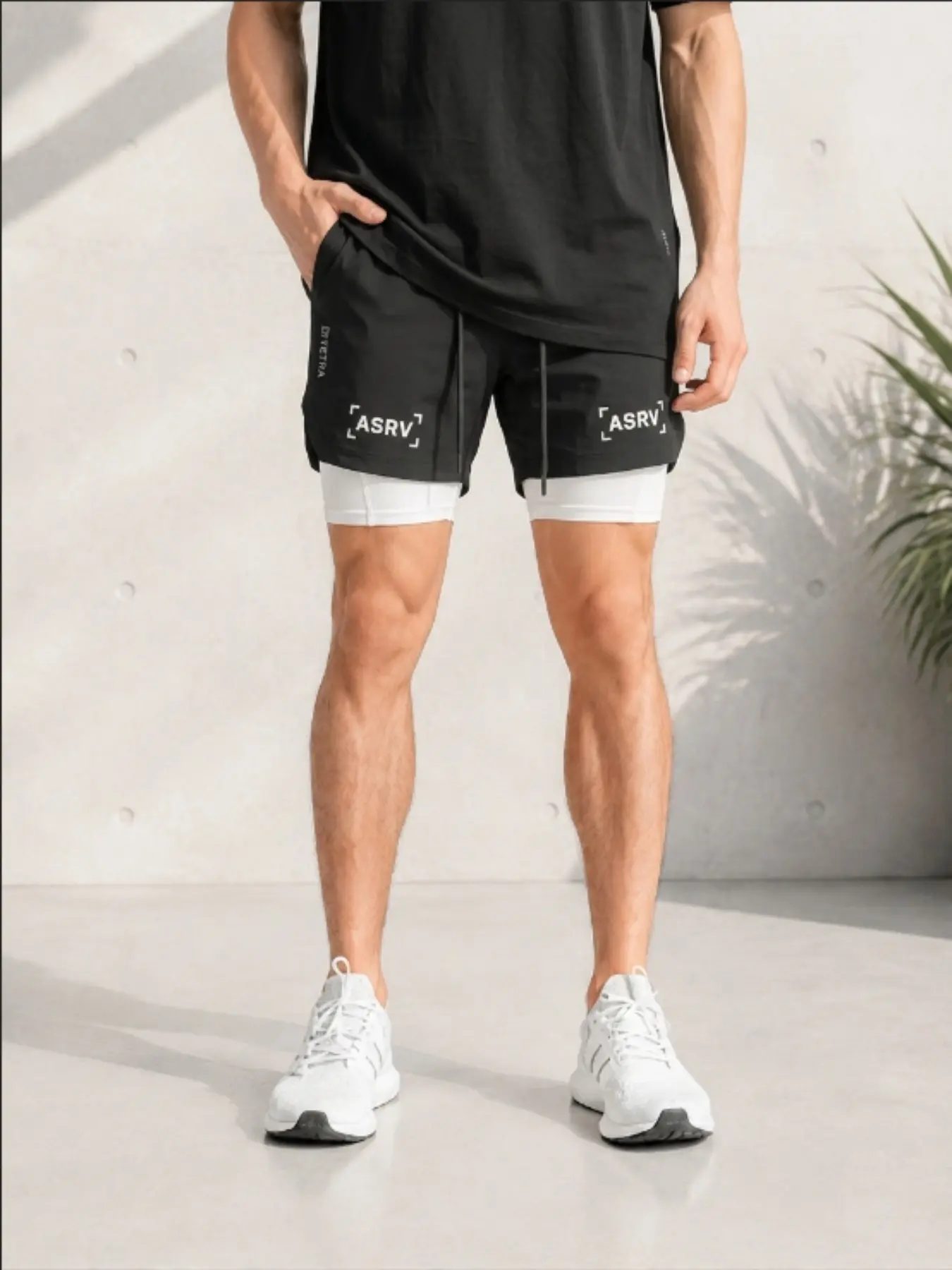 ASRV 2026 Men's Summer Outdoor Shorts, American Style Youth Anti-Exposure Sports Shorts, Quick-Dry Running Five-Point Shorts for Men