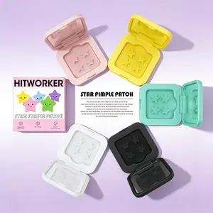 Hitworker Star Pimple Patches, Acne Patches For Face, Cute Star-Shaped Spot Covers, Lightweight & Breathable, Non-Drying, Portable Case for Daily Skincare