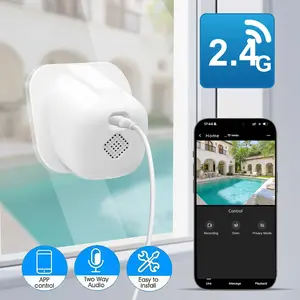 2026 Upgraded Window Security Camera, WiFi Indoor Camera, Motion Detection & Alert, Two-Way Audio, Dual Storage (TF/Cloud), Easy Setup, 24/7 Recording for Bedroom, Living Room, Garage & Apartment Home Safety