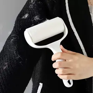 Reusable Lint Roller Set with Handle, 5 Replacement Rolls, Easy-To-Use Design, Ideal for Clothes, Pets, Furniture Dust Removal
