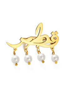 1Piece Qatar Kurdistan Bahrain Oman Brooch With Imitation Pearl Arabic Brooches For Woman Girls Men Jewelry