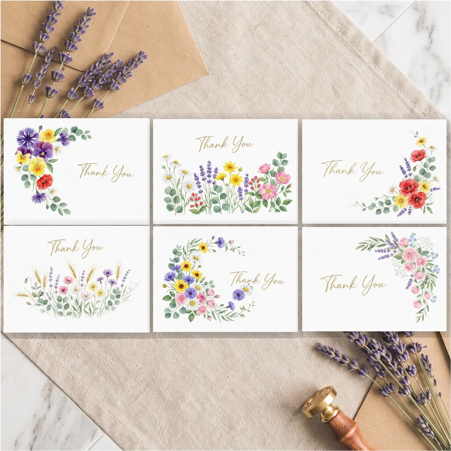 18 piece set - Flower design proposal card, A6 size card, suitable for weddings, engagements, Valentine's Day, bridal showers - Elegant women's wedding party invitation card - Includes envelope