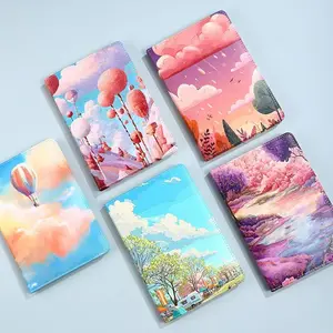 3D Oil Painting Landscape Notebook, High-Quality A5 Notebooks for Export, Stylish Record Book, Perfect for Writing Notes