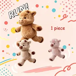 Cute Cow Plush Toy, Cartoon Doll for Kids, Comfortable Hug Pillow, Perfect Gift for Birthdays and Holidays, Fun Decorative Item