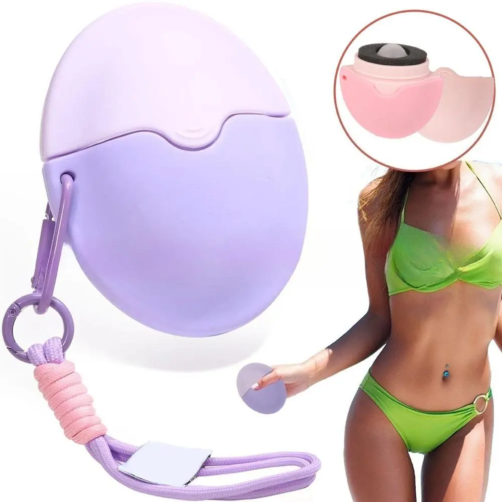 Silicone Face Brush with Detachable Roller Head - Portable Applicator for Spreading Lotion and Cream, Daily Beauty Facial Care Tool (Pink/Purple with 1 Free Extra, Khaki with 1 Extra), Facial Care Instrument