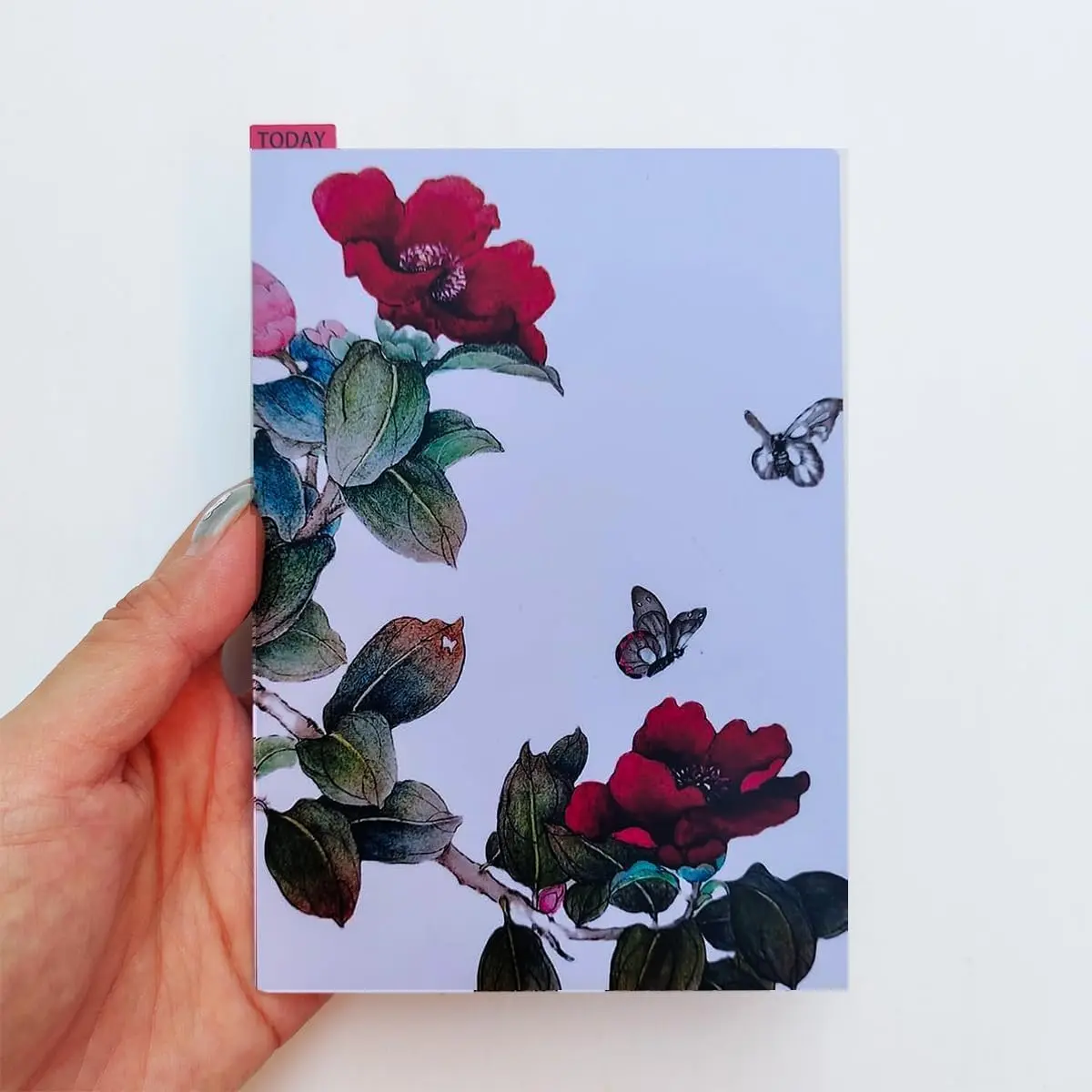 Pencil Board Planner Writing Accessory for journaling, Caellia-White of A6 Size