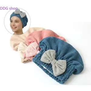 3PC Ultra Soft Microfiber Hair Towel Caps Set, Super Absorbent & Fast-Drying Turban for Wet Hair Women, Fast Drying Hair Drying Caps Towel Turban Wrap Hair Bonnet Light Shiny Spring Statements
