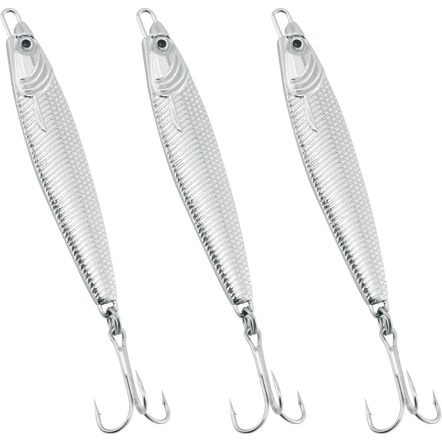 Fishing Jigs Jigging Spoon Saltwater Fishing Lure Casting Metal Spoon Surf Fishing Mackerel Striper Lures  Bluefish Vertical  Jig