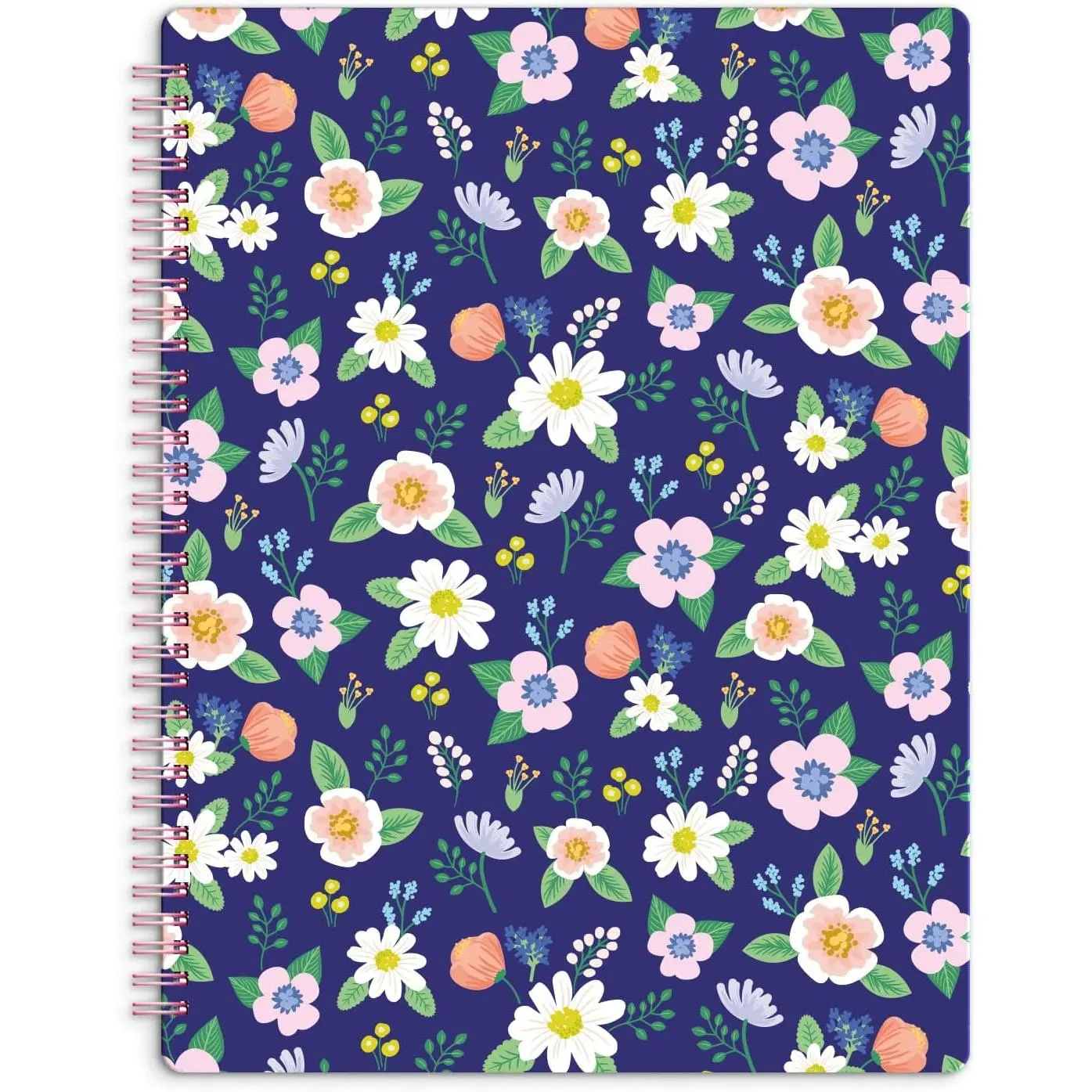 SO Cute Spiral Notebooks - College Ruled Spiral Notebook with Pockets - Hardcover Notebook for Women - Cute Notebooks for School  Journal - 80 Double-Sided Pages, 9” x 11”