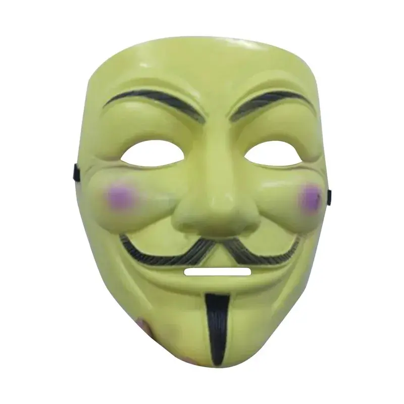 Movie Cosplay Hacker Mask Anonymous Guy Halloween Christmas Party Decoration Film Theme Mask Costume Cosplay Party Funny Mask