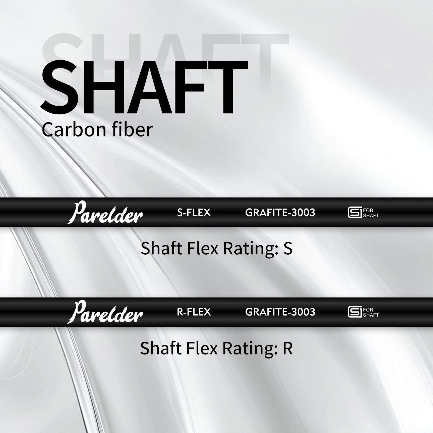 WUDAY Men's right hand Golf Hybrid Loft (17°/20°/23°/26°)| S/R Flex with Premium Rubber Grips and Carbon Fiber Shaft| Aerodynamic Design for Max Distance & Forgiveness Golf Equipment