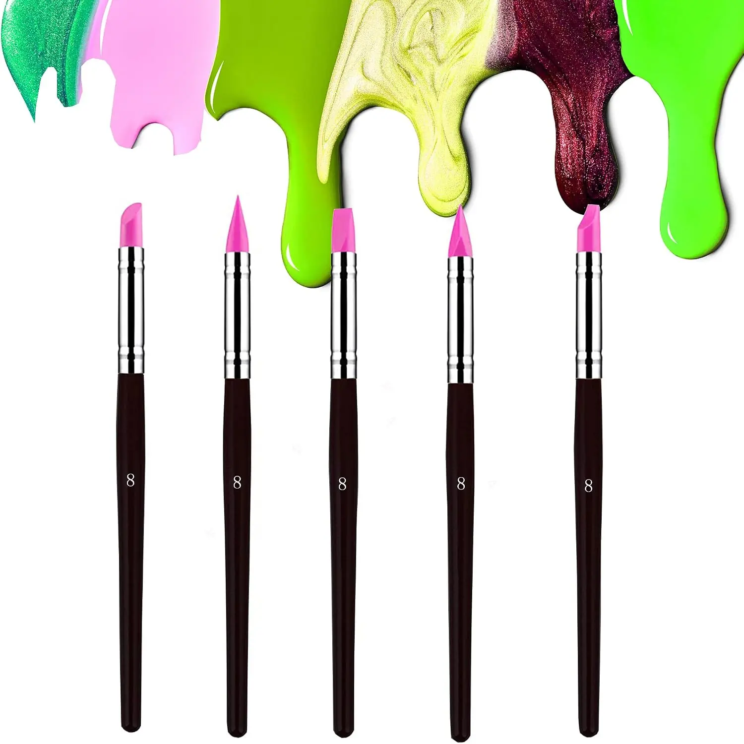 Rubber Tip  Pens Brushes,  Brush,Size 4