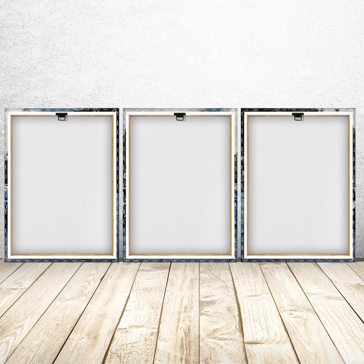 Car Pattern Canvas Painting with Frame, Modern Cool Design, Unique Artwork, 3 Counts/set Modern Wall Art Painting, Wall Art Decor for Home Living Room Bedroom Office, Art Wall Decoration #GLOBAL PICKS