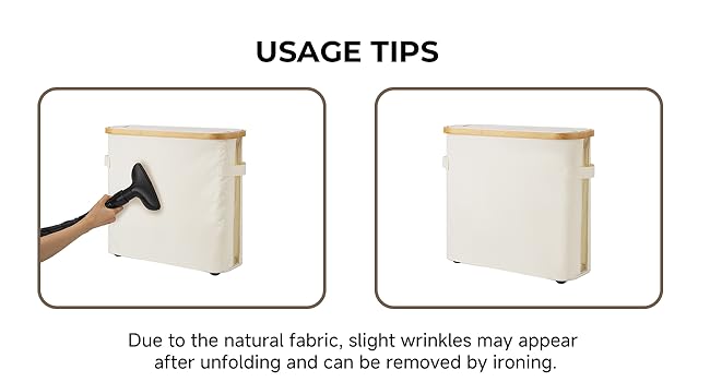 StorageWorks Toilet Paper Storage Baskets with Dual Flip Lids, Toilet Paper Organizer for Bathroom, Toilet Paper Container with Side Pocket, Holds 9 Mega or 12 Regular Rolls, Medium, Beige