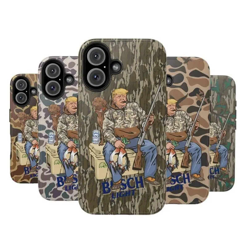 Durable Hunter Doonalld Trump Busch Light Beer Smartphone Case - Fan Gift, Protective Casing & Cover, Cellphone Accessories Shell Compatible with iPhone 17/16/15/14/13/12/11 Pro Max/Plus Devices