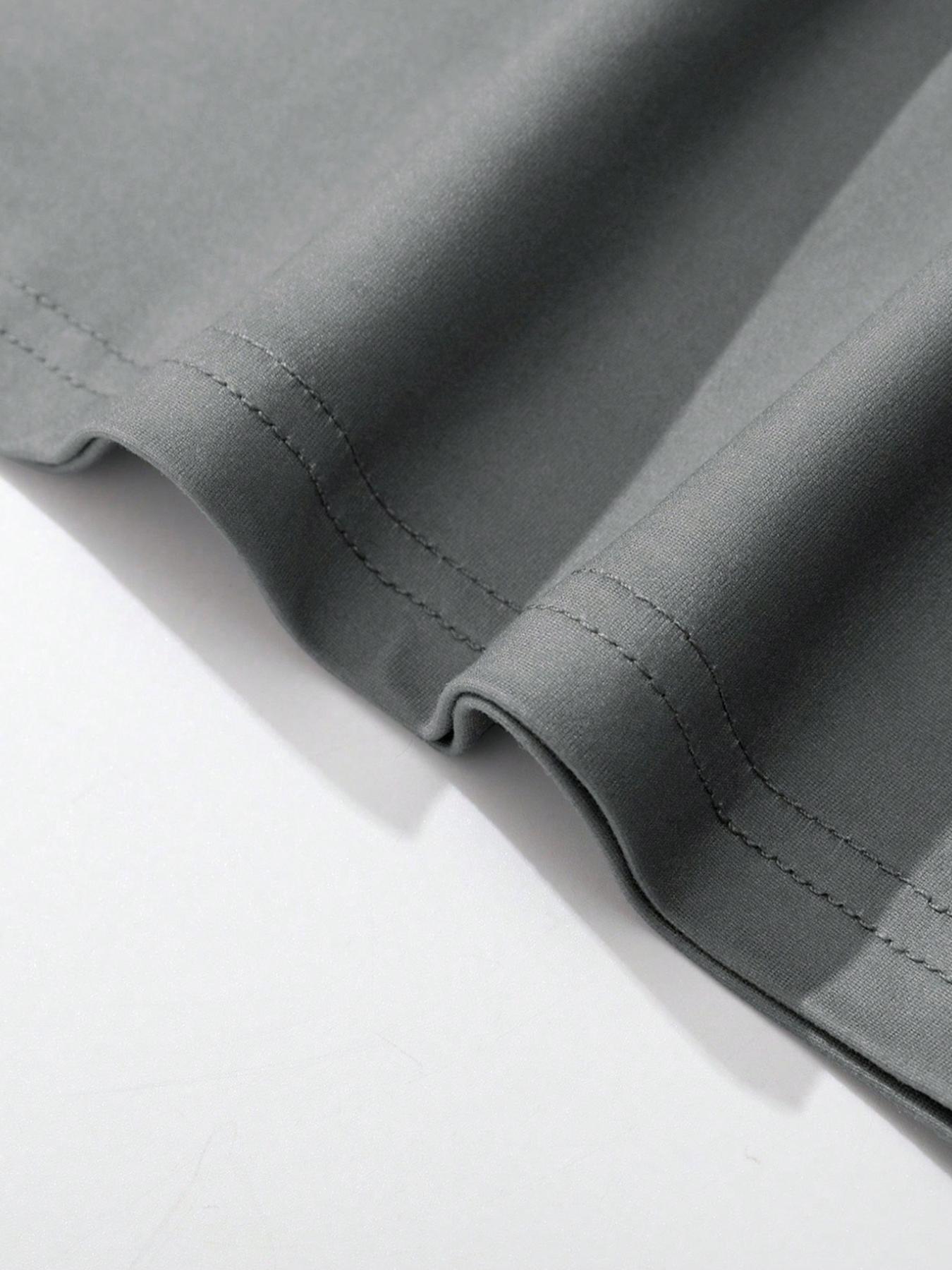 【Plus Size】 Tiger Head Print Tee & Shorts Set, Regular Fit Casual Short Sleeve T-shirt & Shorts, Men's for Summer