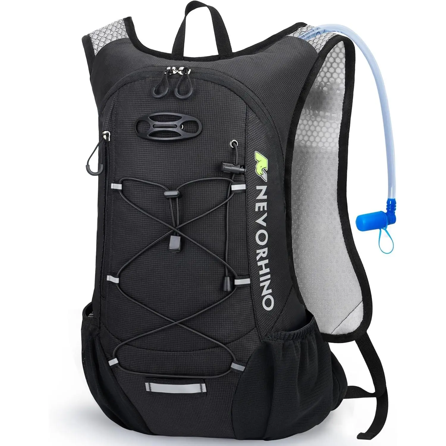 Lightweight hydration pack with 2-liter water bladder, Hydro Water backpack, suitable for running, cycling, hiking, and outdoor adventures for men and women