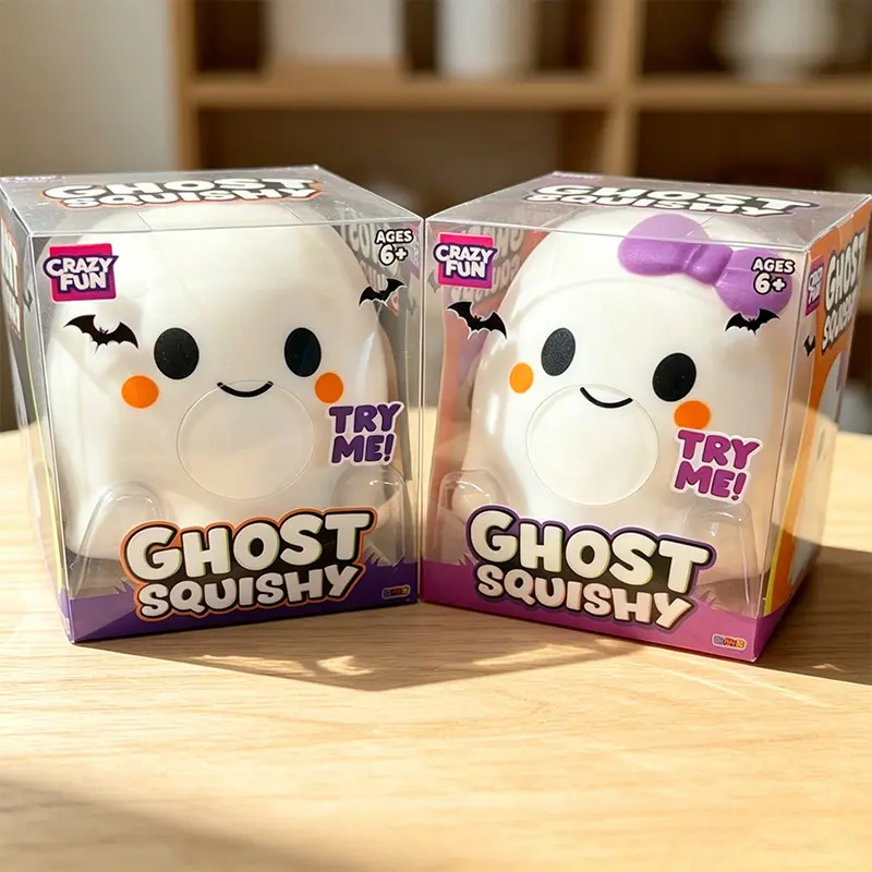 Ghost Pinch Squishy Fidget Toy, Creative Novel Cartoon Stress Relief Slow-Rebound Toy for Wholesale, Fidgets