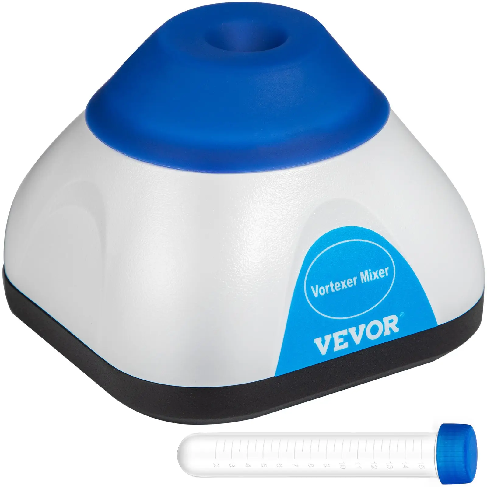 VEVOR Vortex Mixer, 3000RPM Mini Vortex Mixer Shaker, Touch Function Scientific Lab Vortex Shaker, Mix Up to 50ML, 6mm Orbital Diameter for Test Tube, Tattoo Ink, Nail Polish, Eyelash Adhesives, Pain