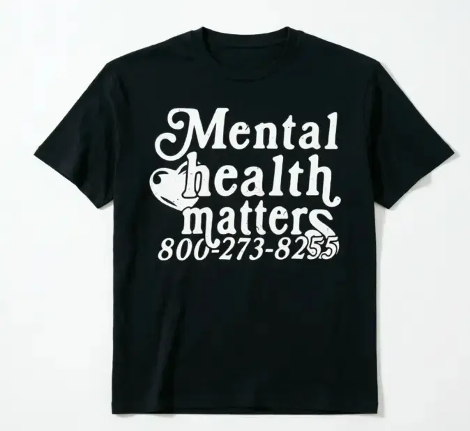 Empowering self healing mental health matters vintage letter crop tee anxiety awareness daily comfort summer 100% cotton short sleeve adhesive print unisex black cropped top