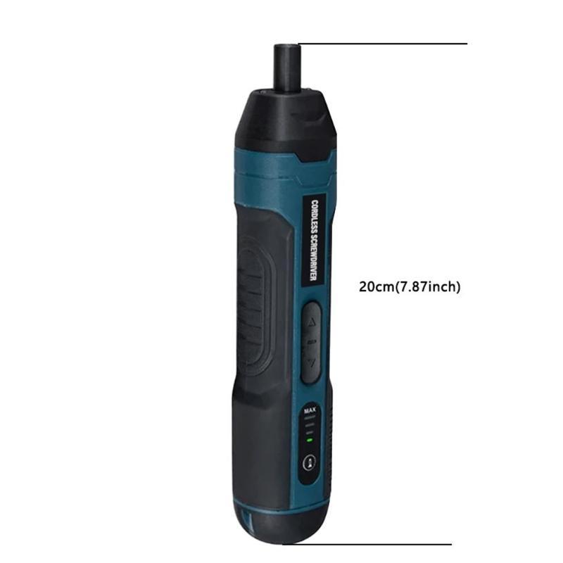 Multifunctional Electric Screwdriver, USB Rechargeable Electric Screwdriver, Professional Torque Disassembly and Repair Tool, Cordless Power Screwdriver and Power Drill
