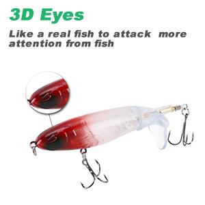 6 pieces of imitation real and fake fish bait, with floating rotating tail hard bait, suitable for saltwater and freshwater, perch catfish bait, perch bait set, multiple colors Hook