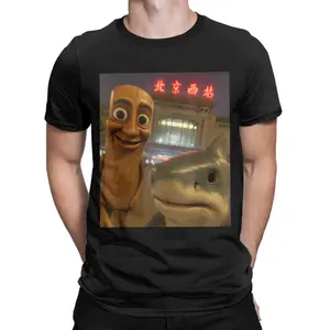 Tralalero Tralala Tung Tung Sahur T-Shirts Italian Brainrot  Fun 100% Cotton Tee Shirt Round Neck T Shirt Plus Size Clothing good graphic tees