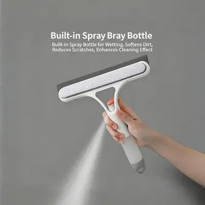 3-in-1 Window Cleaning Squeegee with Sprayer