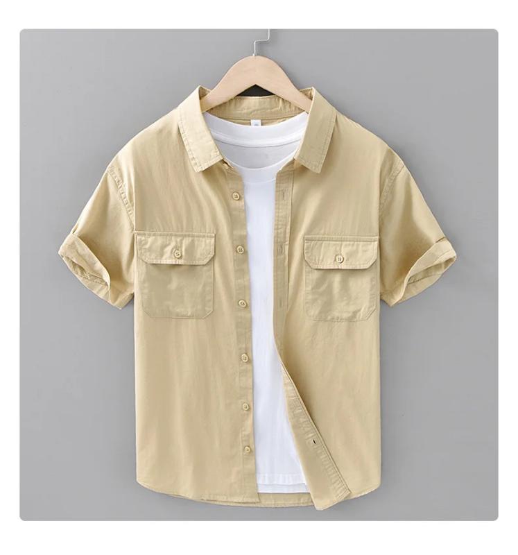Kyn Apparel Summer Casual Shirt Men's Short Sleeve Jacket New Arrival Lightweight Breathable Outerwear Outdoor Fishing