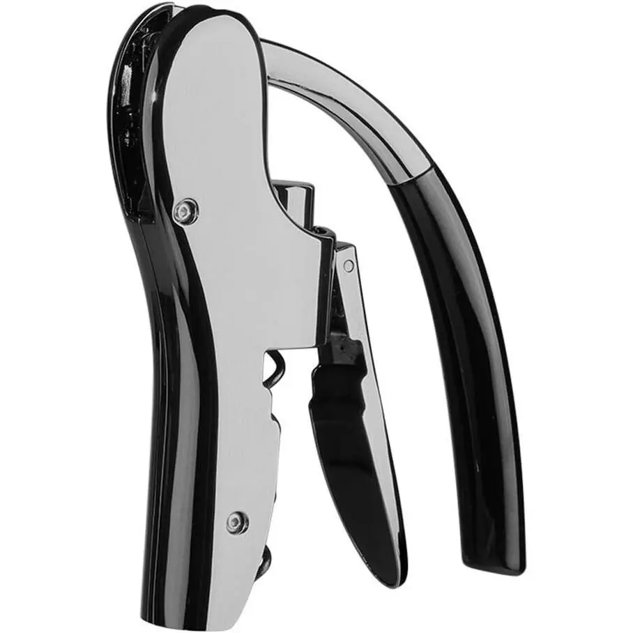 Zinc Alloy Rabbit Wine Bottle Opener Complete Kit - Heavy Duty Mechanical Set with Foil Cutter, Replacement Spiral, Easy Cork Removal, Reusable, Gift Box Included