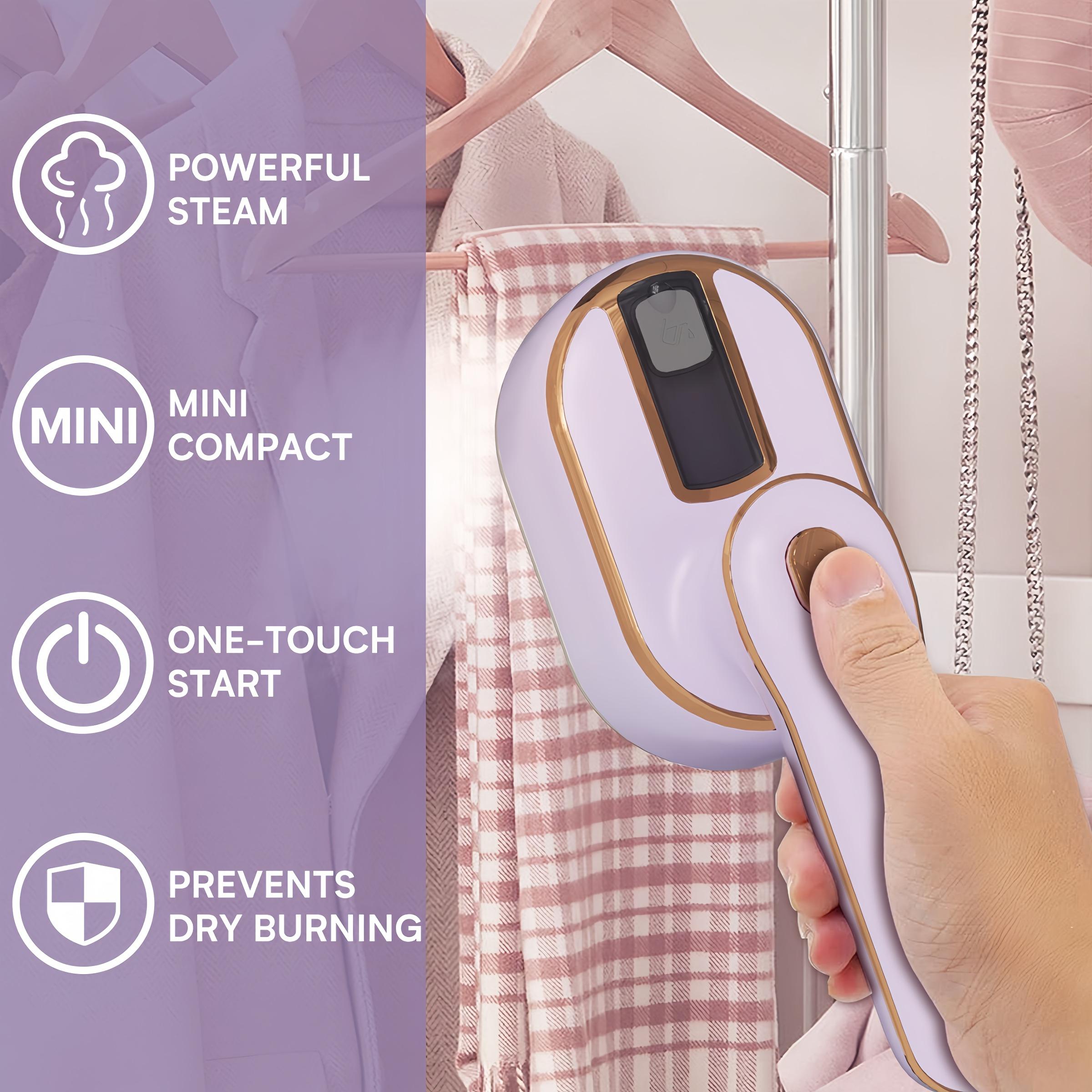 Portable Travel Steam Iron, Mini Handheld Clothes Steam Press Iron, Steamer Iron, Ironing Machine, Steaming Iron, Folding Design Mini Steam Iron, Travel College Dormitory Home Essential Steam Iron, Men Gifts