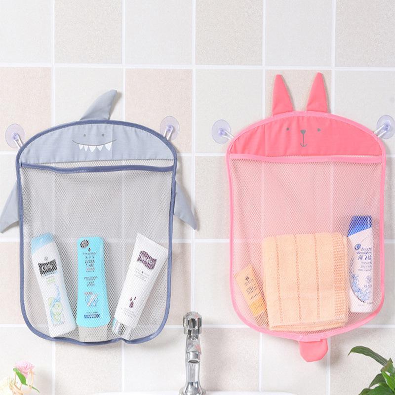 2/3Pcs Cartoon Toy Mesh Bags with Suction Cup Hanging, Breathable Quick-Drain Bath Storage Net for Bathroom or Shower Caddy (Blue Pink Gray) 2/3Pcs Cartoon Toy Mesh Bags with Suction Cup Hanging, Breathable Quick-Drain Bath Storage Net for Bathroom or Shower Caddy (Blue Pink Gray)