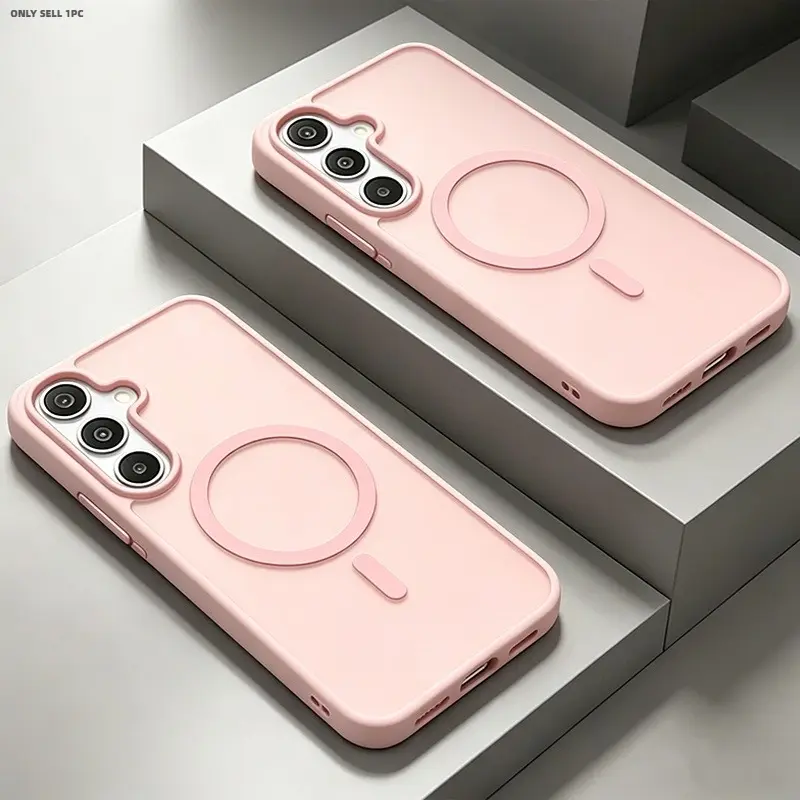 Matte Translucent Protective Shockproof Phone Case Suitable for Samsung Galaxy A57 A37 A56 A55 A35 5G A36 A17 A07 A16 5G S26 Ultra S26 S25 Ultra S25 S24 S23 S22 Ultra FE Series, Daily Use Cover, Protective Cellphone Cover, Mother's Day Gift